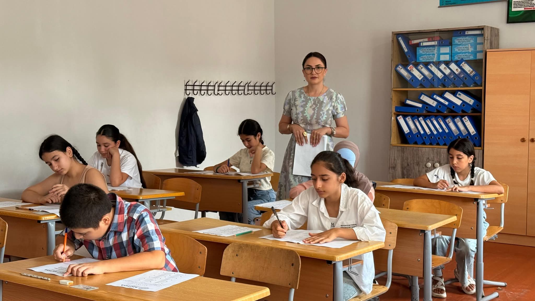 Şirvan-Salyan RTİ-nin tabeliyində fəaliyyət göstərən təhsil müəssisələrinin lisey siniflərinə qəbul imtahanı keçirilib