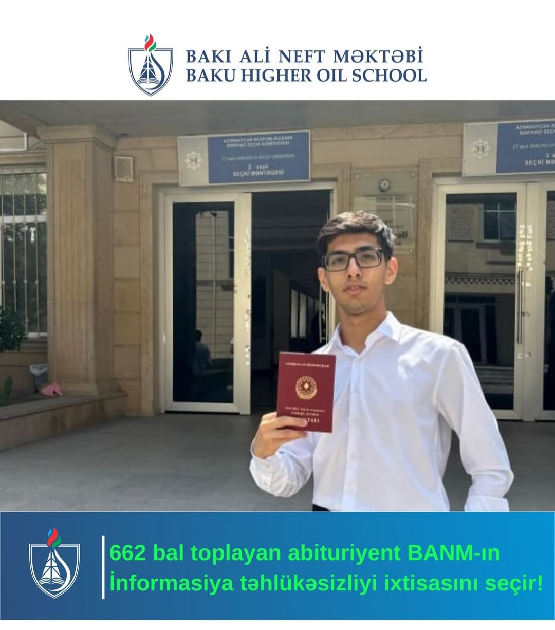 662 bal toplayan abituriyent BANM-ı seçdi