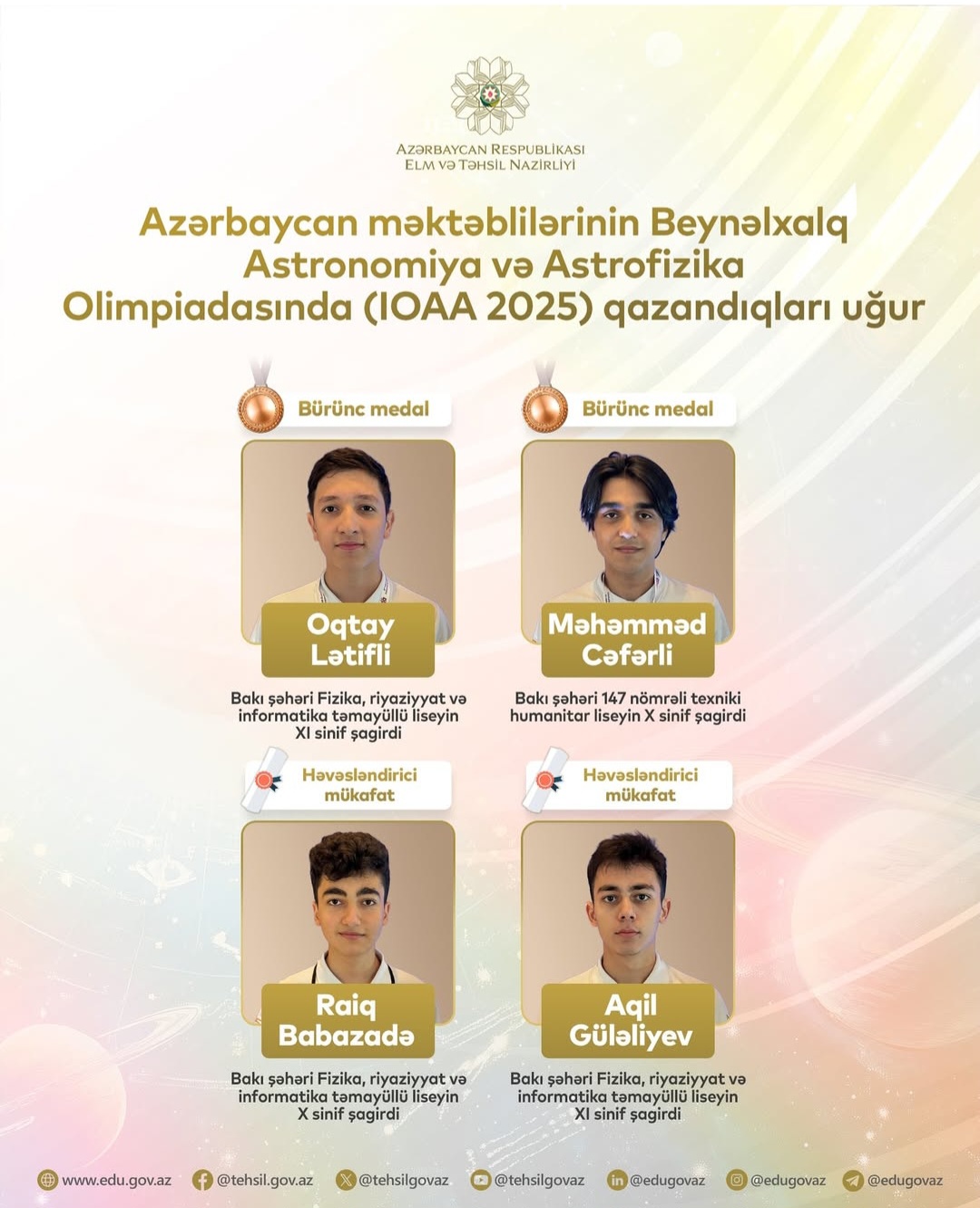 Azerbaijani students have achieved success at the Olympiad held in India