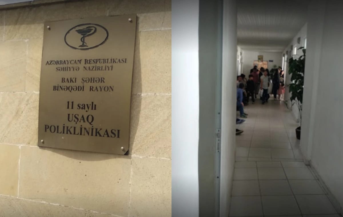 Bakıda uşaq poliklinikasından şikayət: “Peyvənd üçün pul istəyirlər”