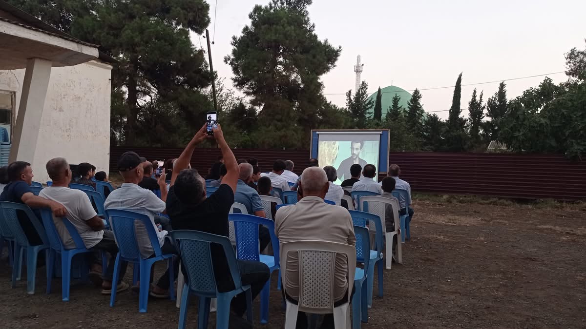 Cəlilabad sakinləri üçün açıq havada film nümayişi
