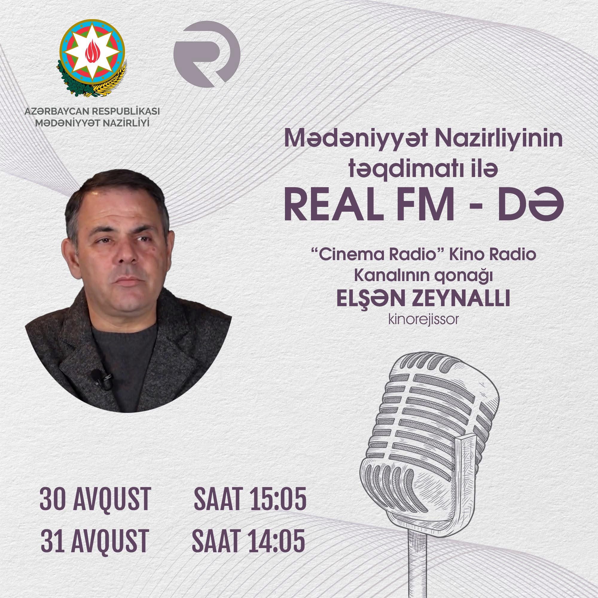 Kinorejissor Elşən Zeynallı “Sinema Radio”da