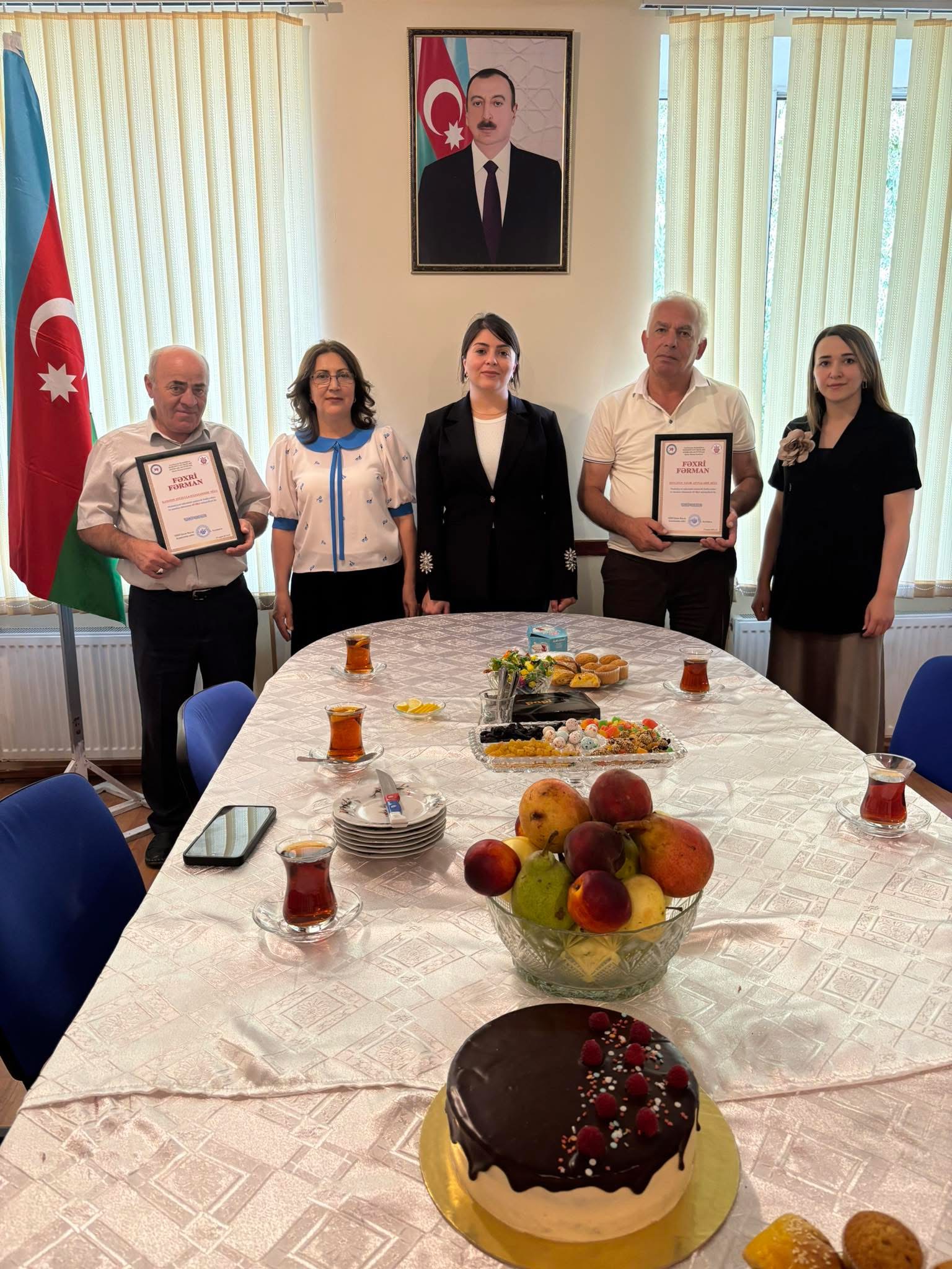 Qusar rayon Mədəniyyət Mərkəzinin bədii rəhbərləri təqaüdə çıxıb