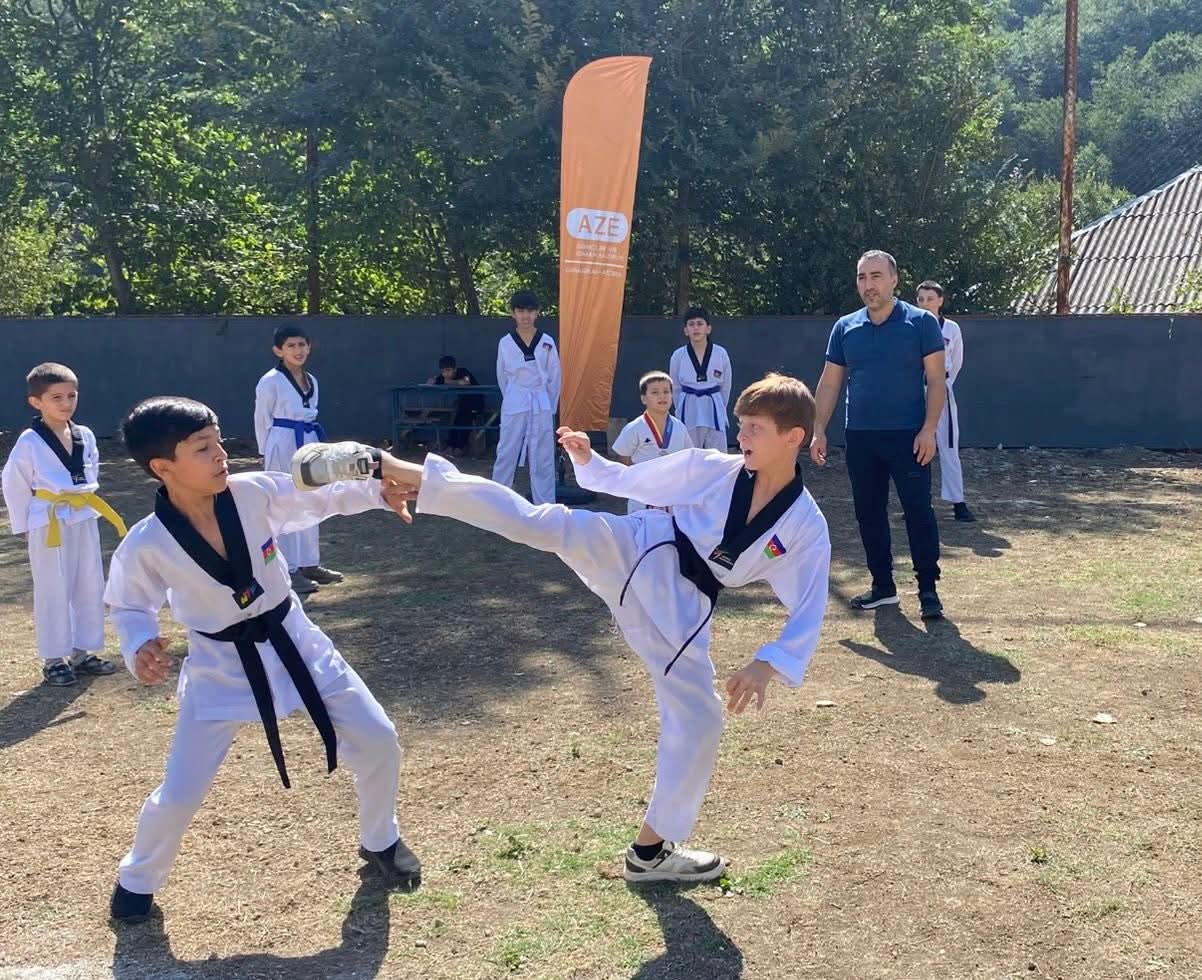 Yardımlıda “İdman hamı üçün” layihəsi çərçivəsində taekvondo idman növü üzrə kütləvi idman tədbiri keçirilib