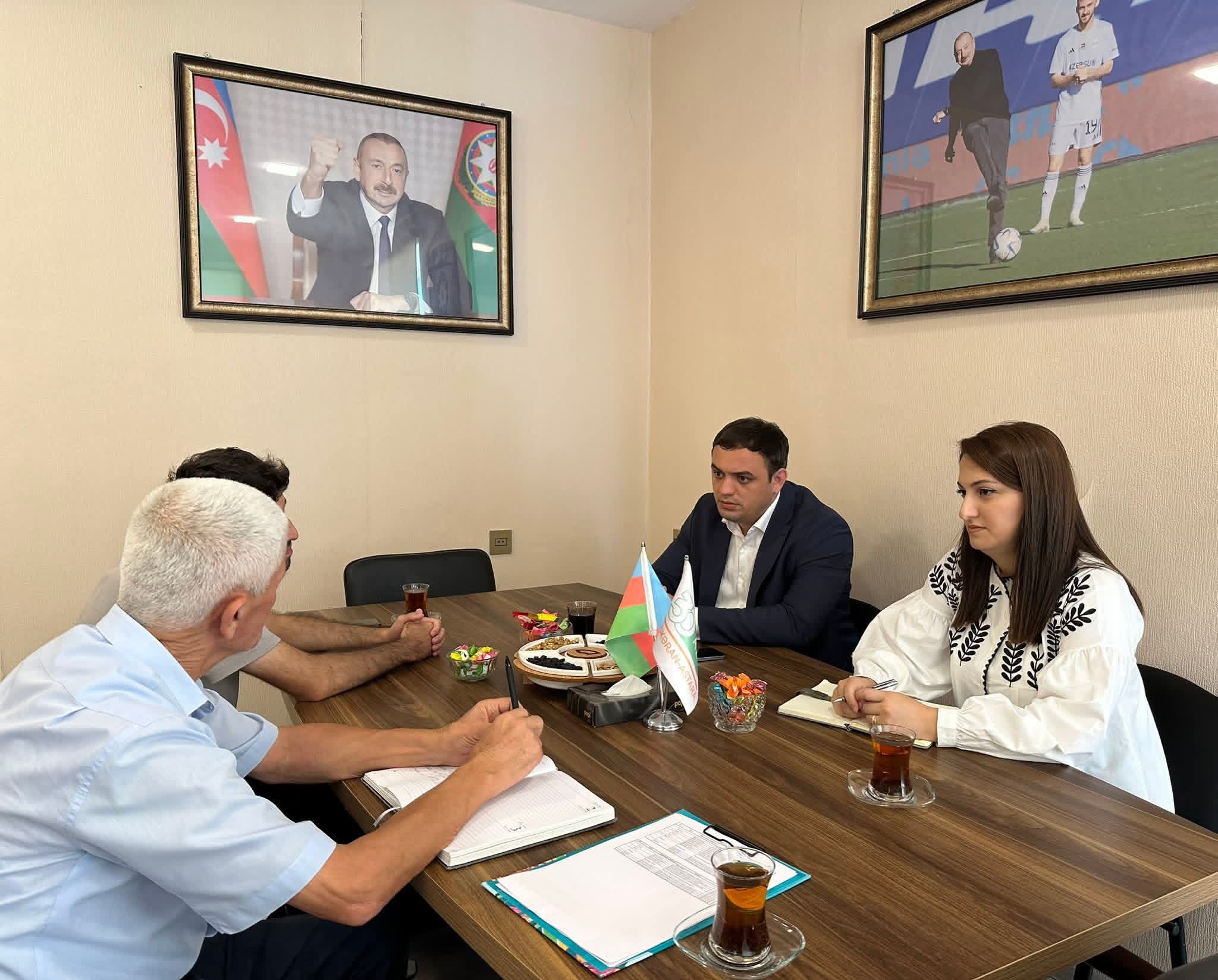 Teymur Babazadə AFFA nümayəndələri ilə görüşüb