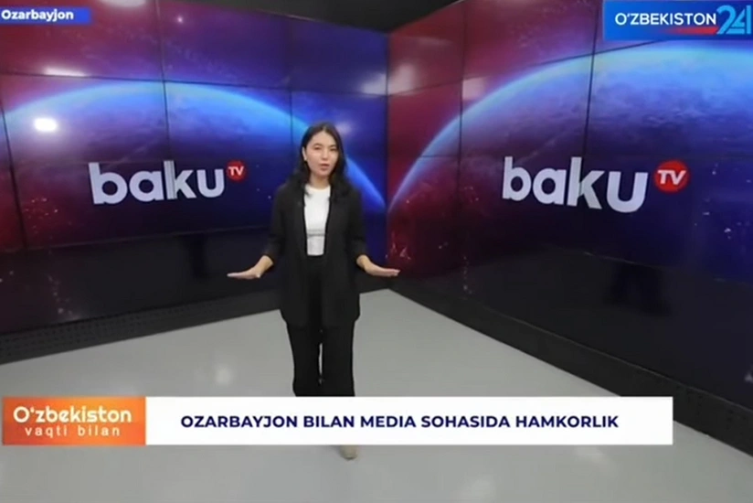 Özbəkistan televiziya nümayəndələri Baku TV-də iş prosesi ilə tanış olub