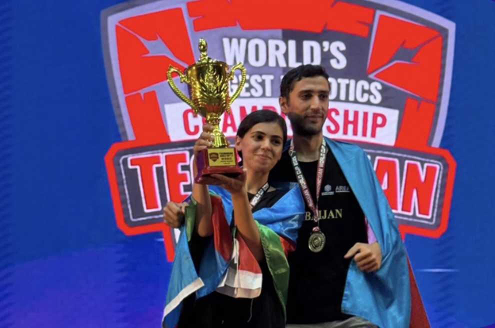 Azərbaycan gəncləri dünya robotexnika finalında qızıl və gümüş medallar qazanıblar