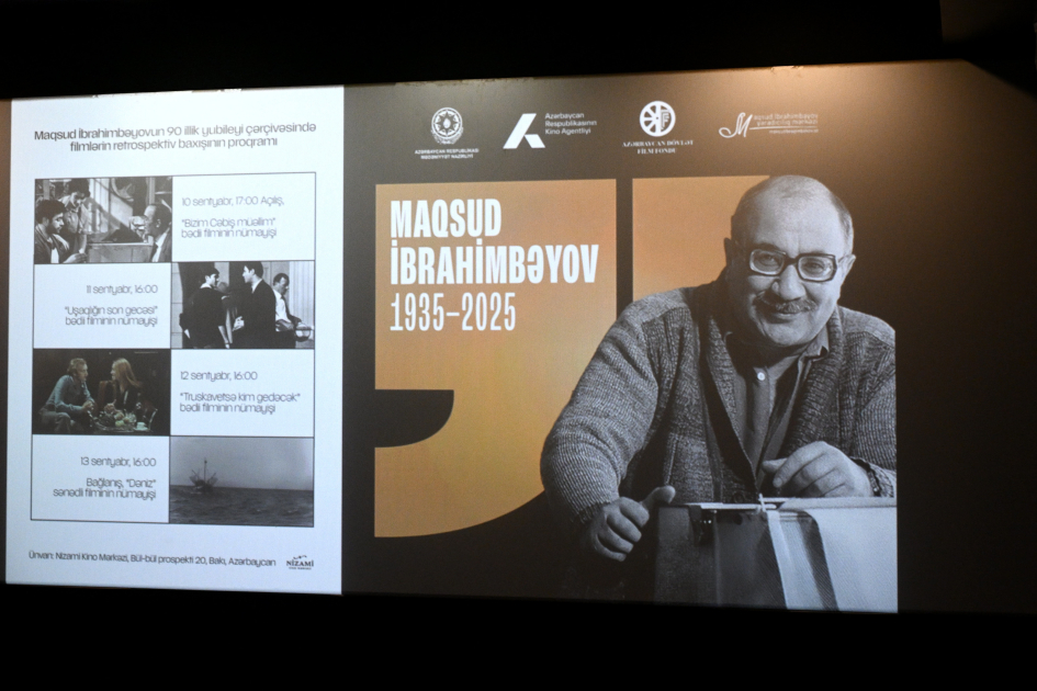 Maqsud İbrahimbəyovun ssenari müəllifi olduğu filmlər retrospektivdə təqdim olunub