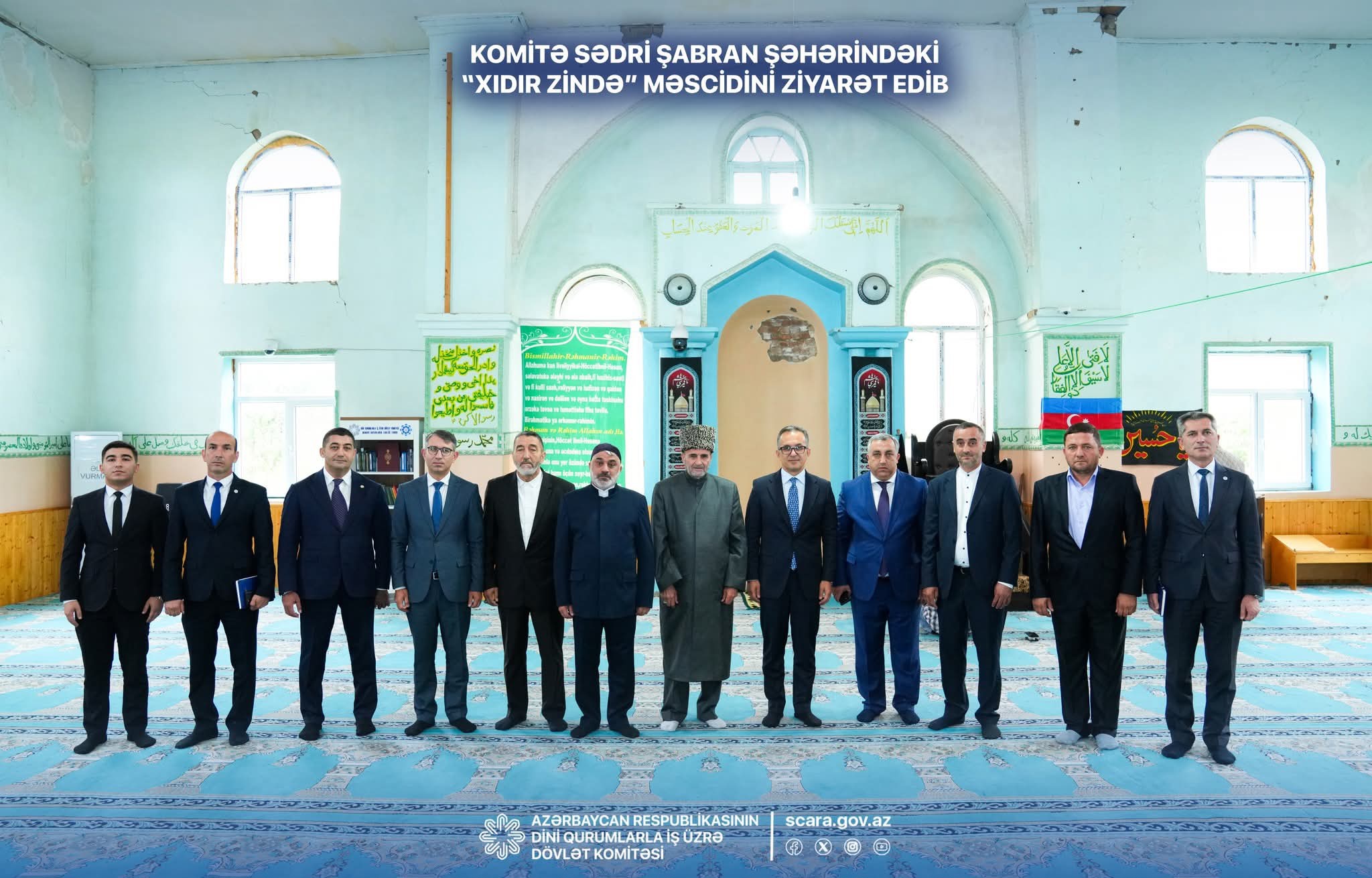 Şabranda məscidlərin fəaliyyəti ilə tanışlıq