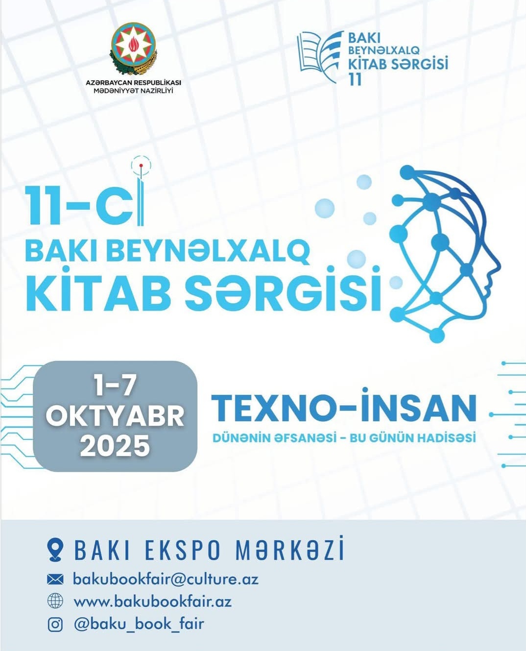 Bakıda 11-ci beynəlxalq kitab sərgisi keçiriləcək