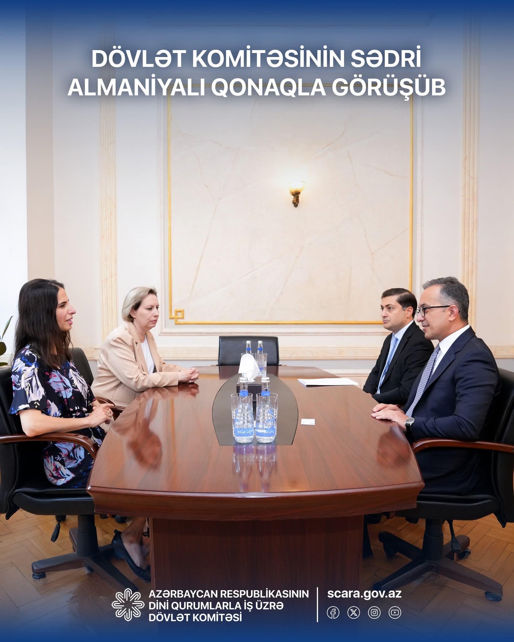 Komitə sədri Almaniyanın Beynəlxalq Siyasət Akademiyasının nümayəndəsi ilə görüşüb