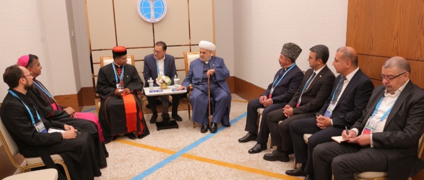 Şeyxülislam həzrətləri Astanada bir sıra görüşlər keçirib