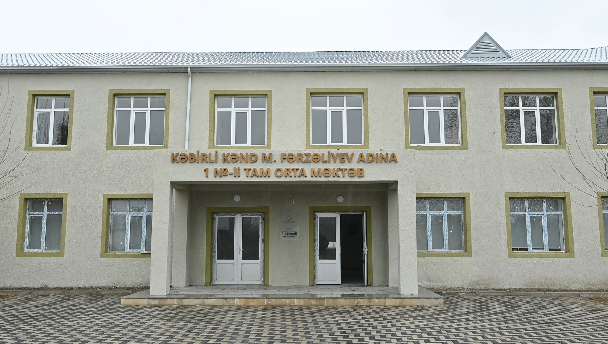 Beyləqanda təmir olunan məktəb istifadəyə verilib