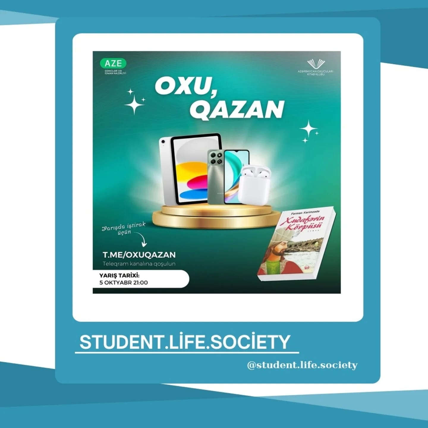 “Oxu, qazan!” adlı növbəti müsabiqə elan olunub