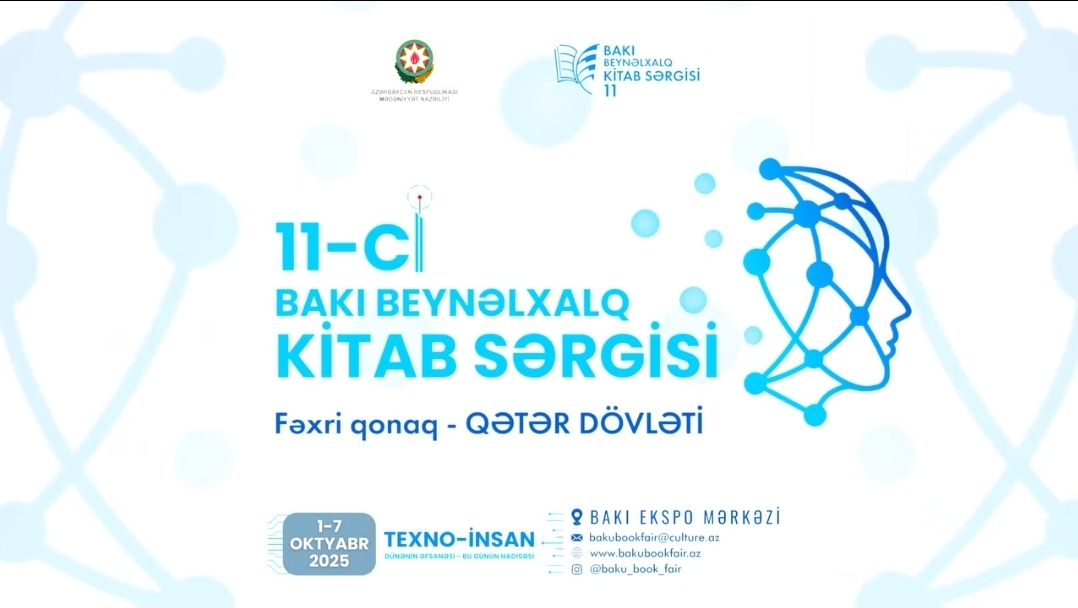 11-ci Bakı Beynəlxalq Kitab Sərgisi oktyabrın 1-dən 7-dək keçiriləcək