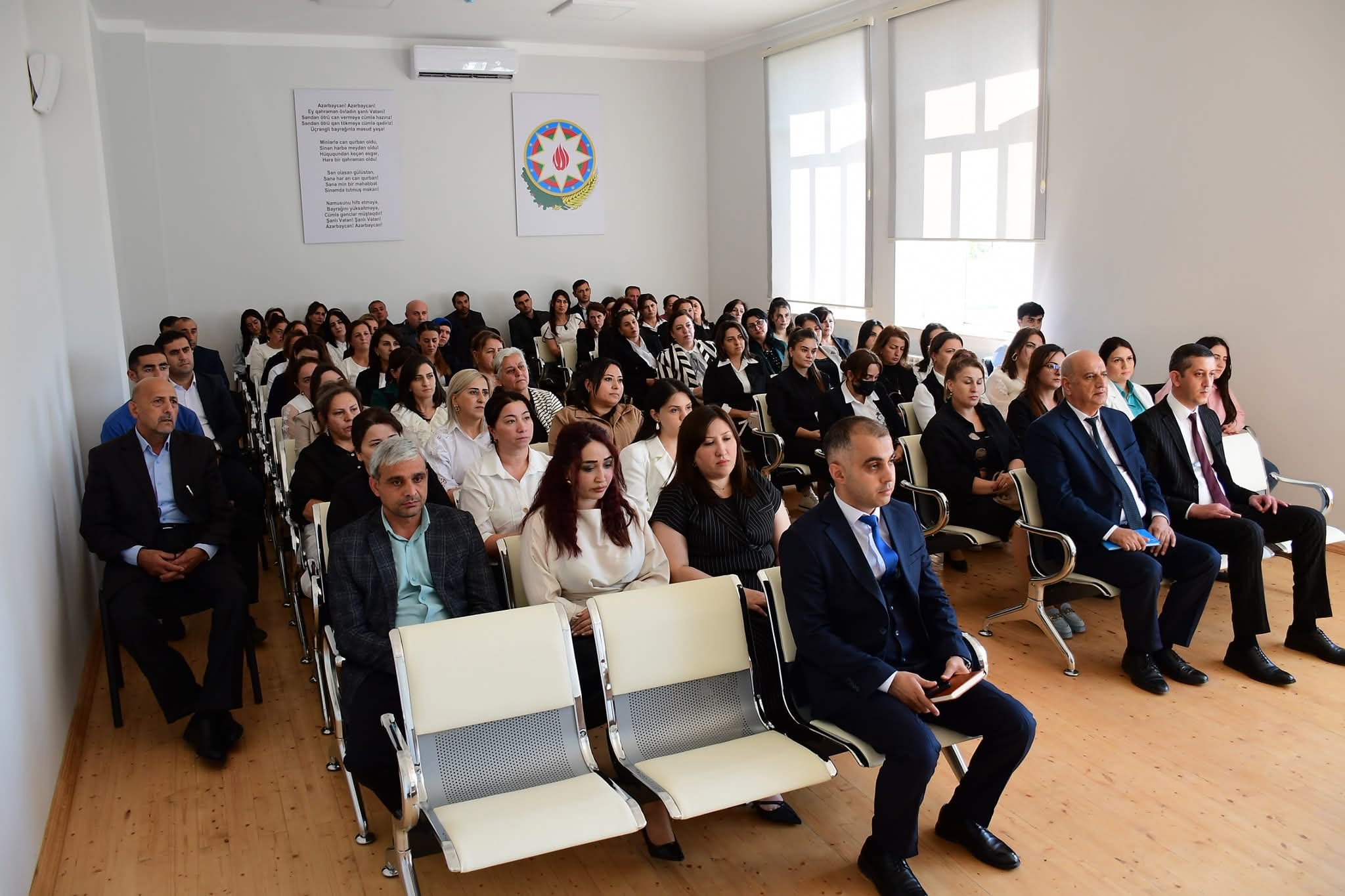 Ağdamda müəllimlərlə görüş keçirilib