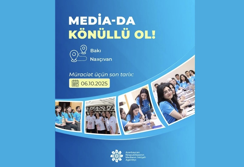 Multimedia "MEDİA könüllüləri" proqramına qeydiyyat elan edilib