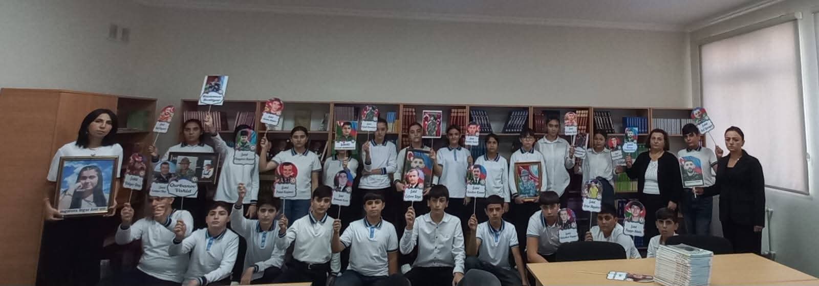 29 nömrəli məktəbdə 27 Sentyabr – Anım Günü ilə bağlı tədbir keçirilib