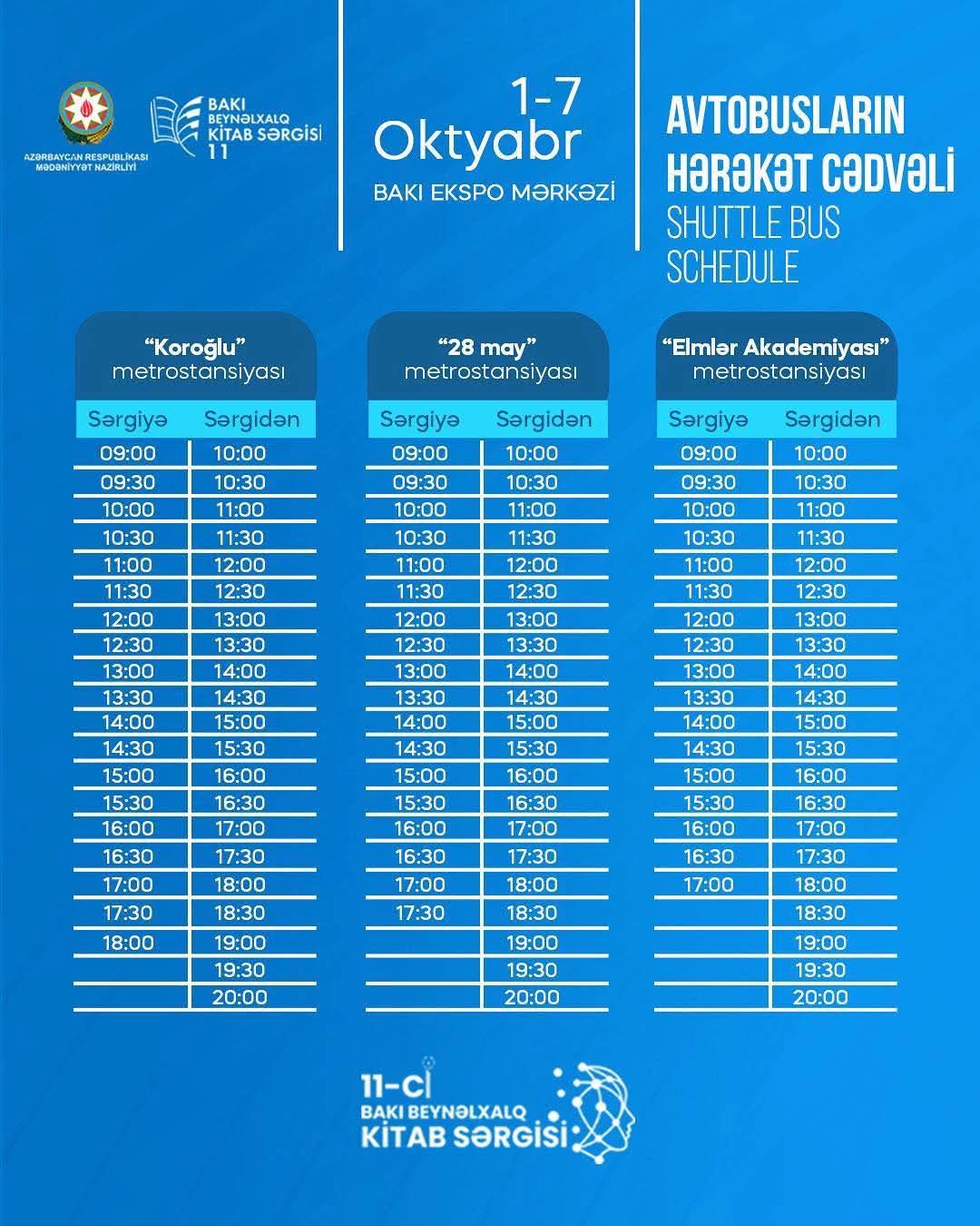 Bakı Ekspo Mərkəzində kitab sərgisi sabahdan başlayır