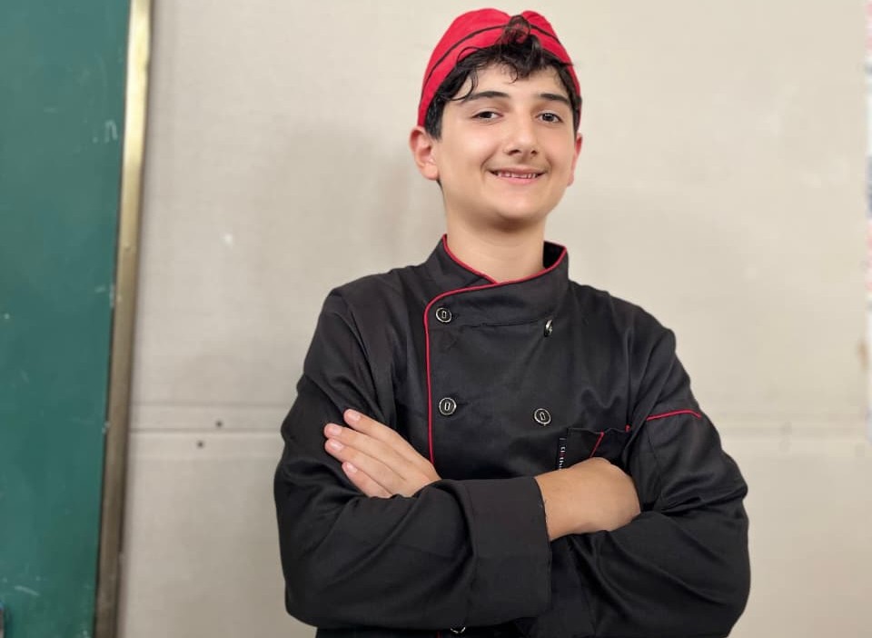 Azərbaycanda 14 yaşlı tələbə - FOTO