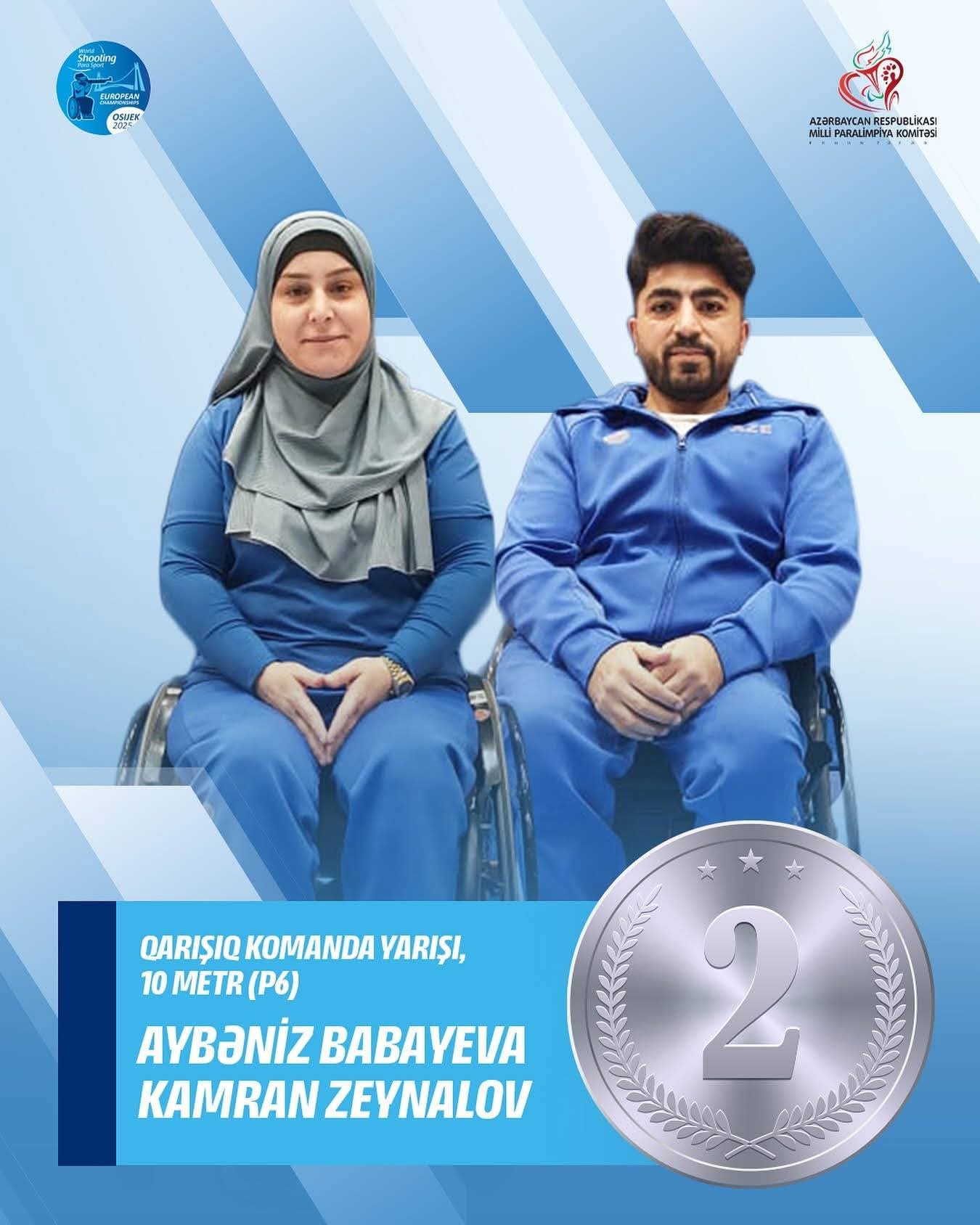 Azərbaycan paralimpiyaçıları Xorvatiyada Avropa çempionatında uğur qazandılar
