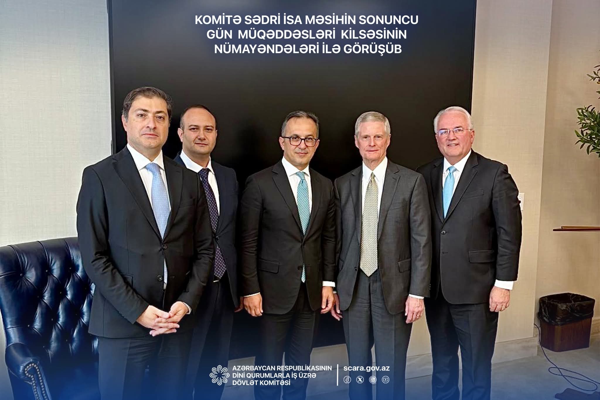 Ramin Məmmədov ABŞ-da “On iki Həvari Kvorumu”nun üzvü ilə görüşüb - FOTO