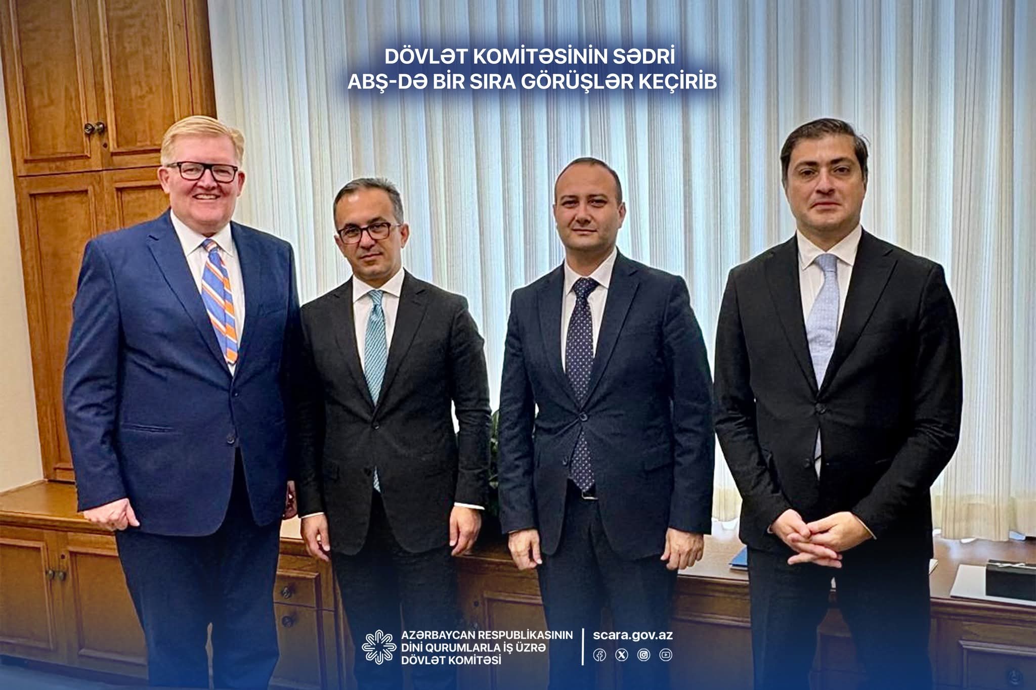 Ramin Məmmədov ABŞ-də dini və humanitar əməkdaşlıq mövzusunda görüşlər keçirib