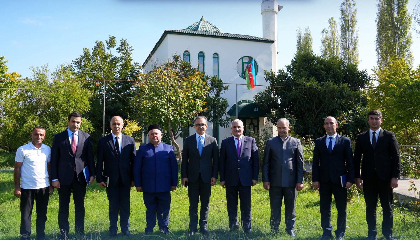 Ramin Məmmədov Tərtər rayonunda məscidi ziyarət edib