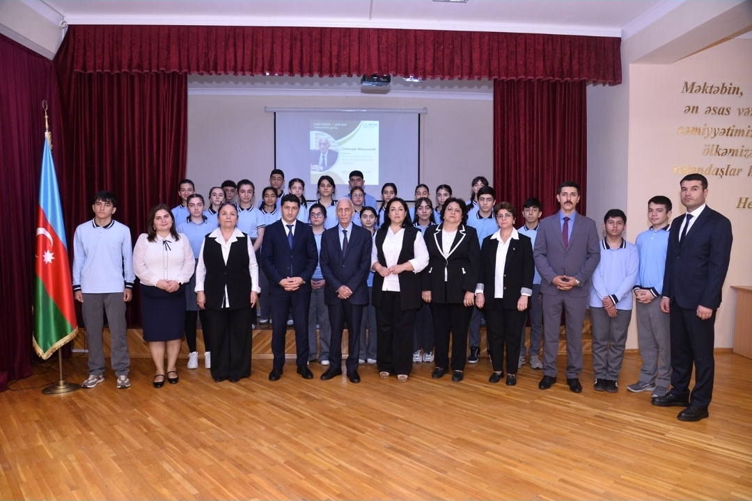 Cahangir Məmmədli “Məktəbdə...” layihəsinin qonağı olub