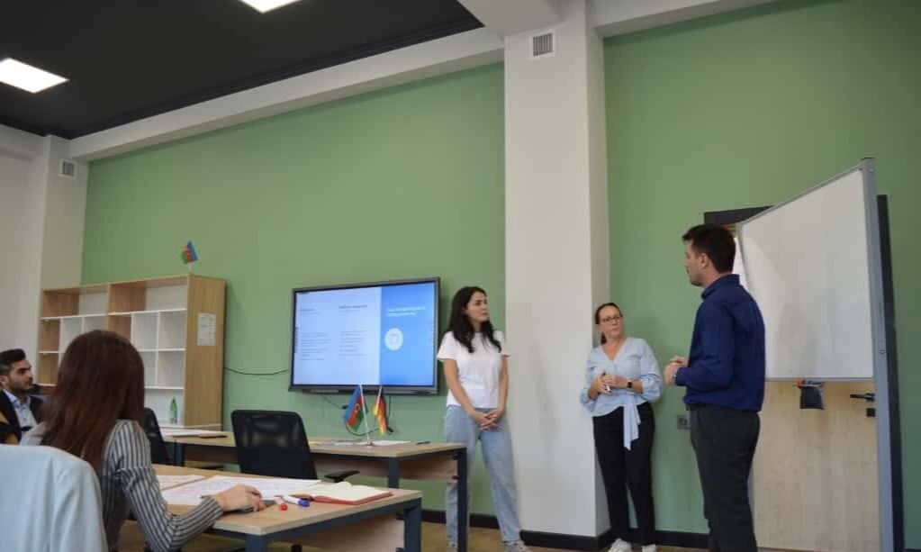 Cəlilabad Dövlət Peşə Təhsil Mərkəzində Alman təlimçi ilə koordinasiya təlimi keçirilib