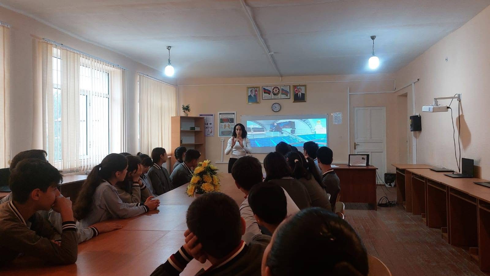 Füzuli şəhərinin işğaldan azad olunması məktəblərdə qeyd olunub