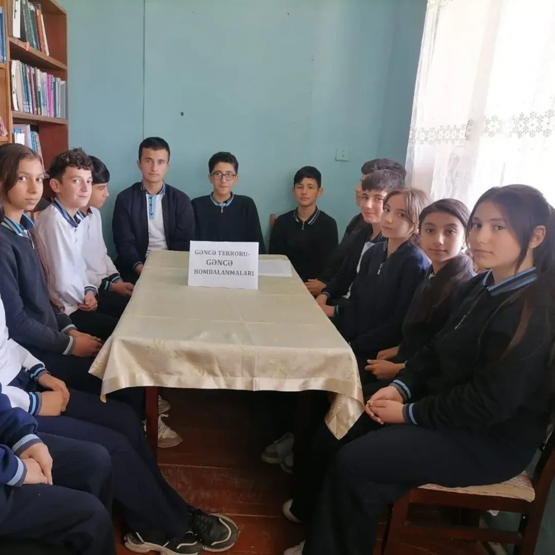 Tayıflı kənd kitabxanasında “Gəncə terroru” adlı məlumat saatı keçirilib