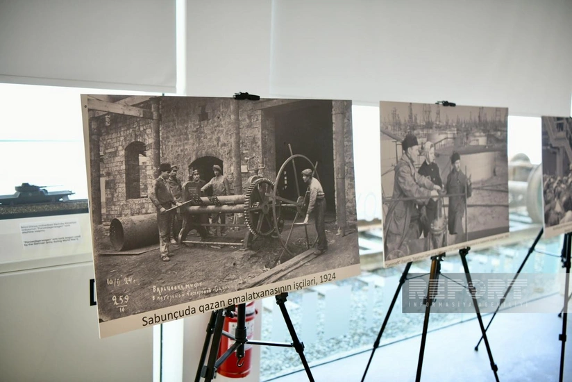 Dəmiryol Muzeyində "Qara qızılın saldığı dəmir yollar" adlı fotosərginin təqdimatı olub