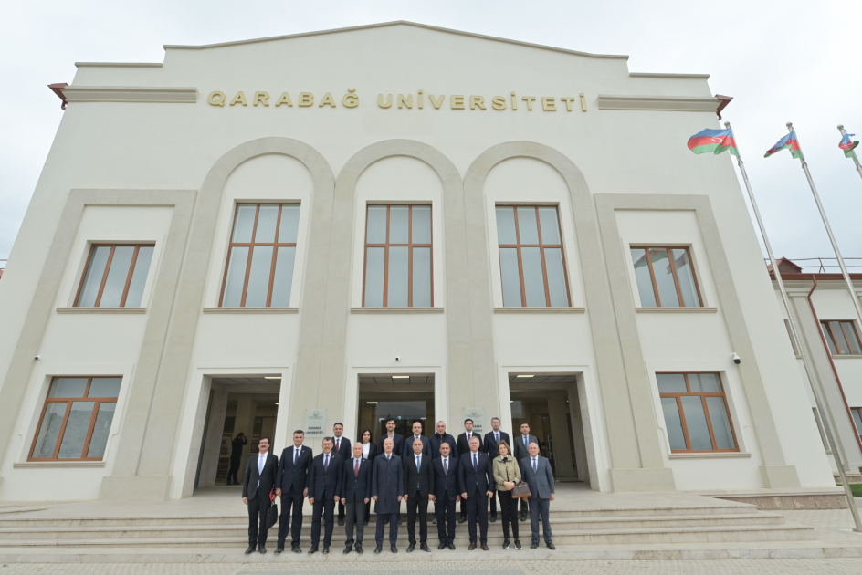Türkiyənin Ali Təhsil Şurasının sədri Qarabağ Universitetində olub