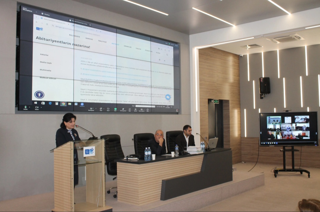 Oktyabrın 21-də Dövlət İmtahan Mərkəzində kimya fənni üzrə ilk seminar keçirilib