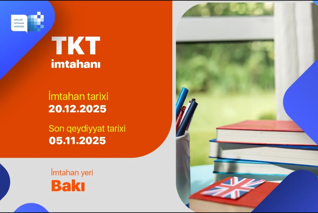 Dövlət İmtahan Mərkəzi TKT imtahanına qeydiyyat elan edir
