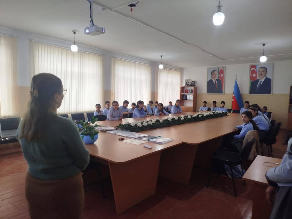 Şabran rayonunda maarifləndirici dərs təşkil edilib