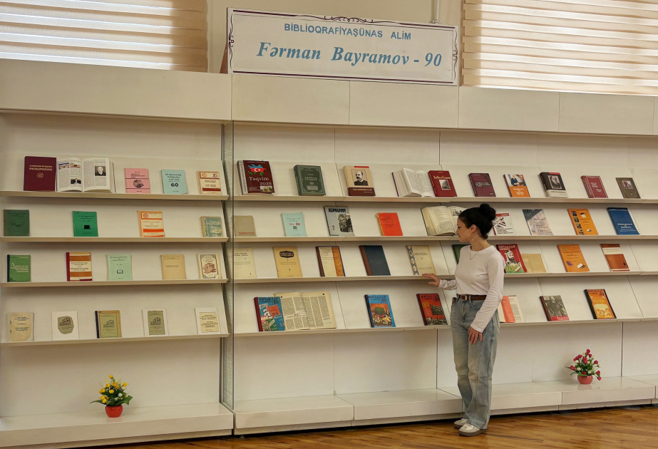 Milli Kitabxanada biblioqrafiyaşünas-alimə həsr olunmuş kitab sərgisi açılıb