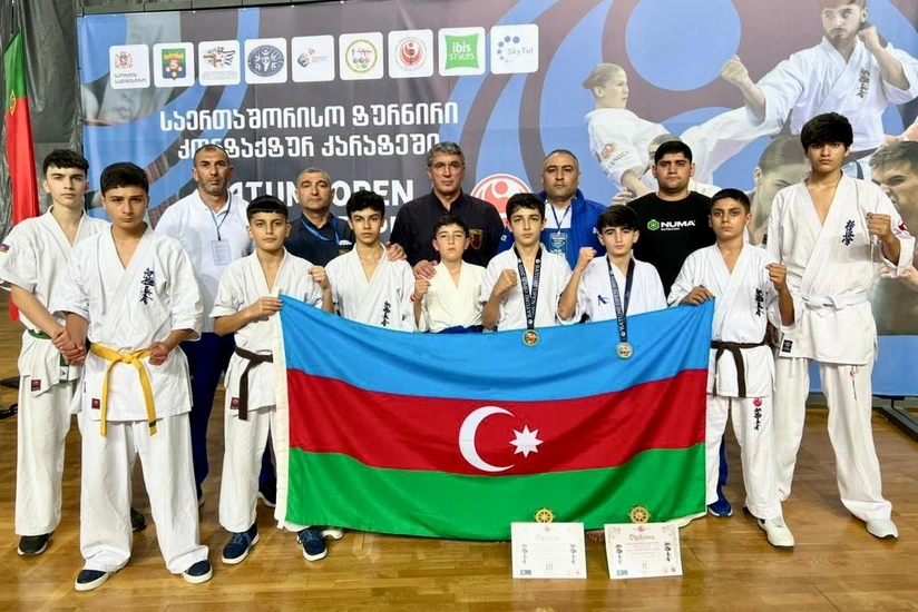 Azərbaycan karateçiləri Gürcüstanda keçirilən beynəlxalq turnirdə 2 medal qazanıblar
