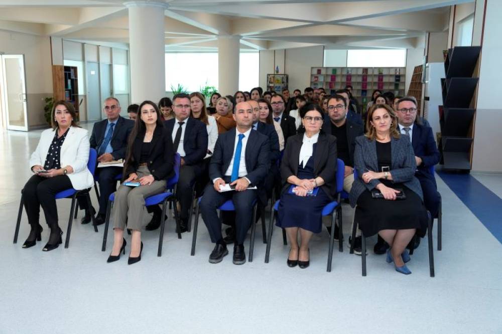 Naxçıvan Dövlət Universitetində doktorantlarla görüş keçirilib - FOTO