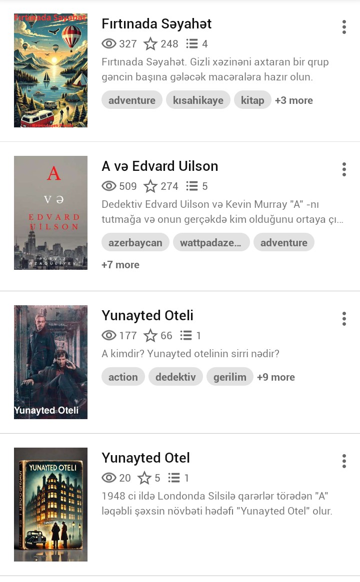 Gənc Yazıçı Pərviz Rzalının İlk Hekayəsi – "Fırtınada Səyahət"