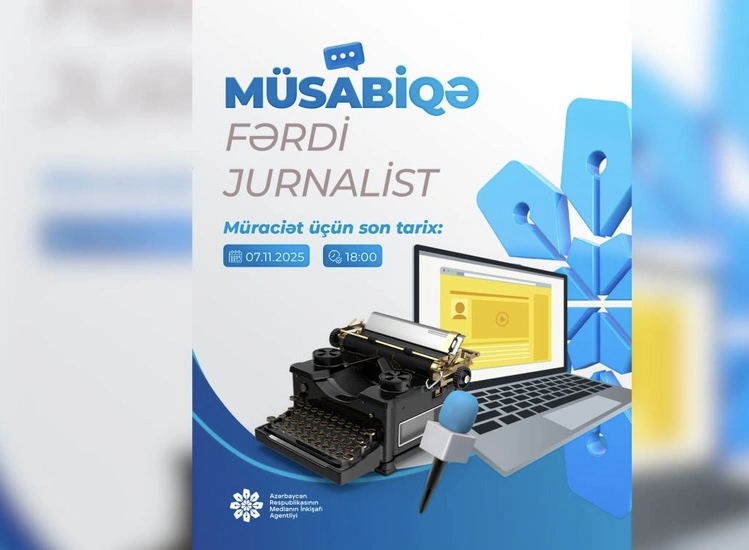 MEDİA jurnalistlər üçün müsabiqə elan edib