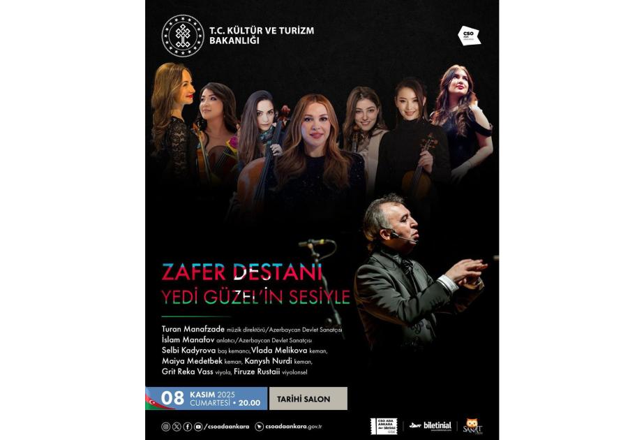 Ankarada Zəfər Gününə həsr olunmuş konsert keçiriləcək