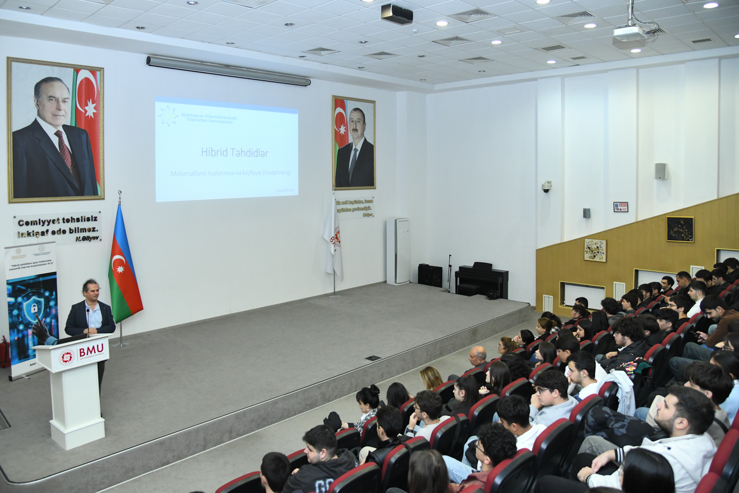 BMU-da “Kibertəhlükəsizlik və informasiya təhlükəsizliyi” mövzusunda seminar