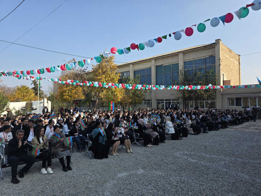 8 Noyabr - Zəfər Günü münasibətilə Kürdəmir Peşə Liseyində tədbir təşkil olunub