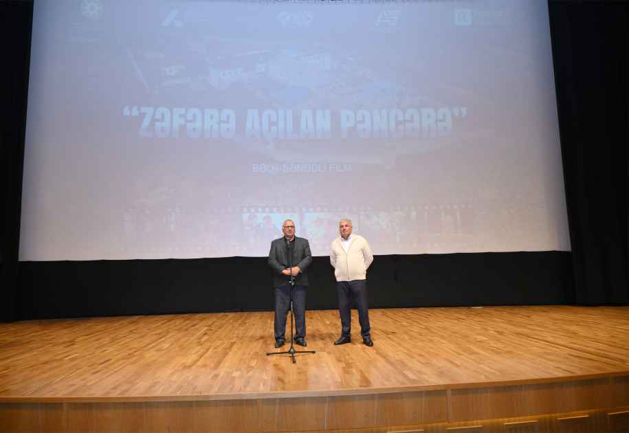 “Zəfərə açılan pəncərə” bədii-sənədli filmin təqdimatı olub