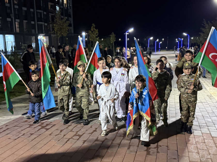 Füzulidə Zəfər Günü tədbirləri atəşfəşanlıqla başa çatıb