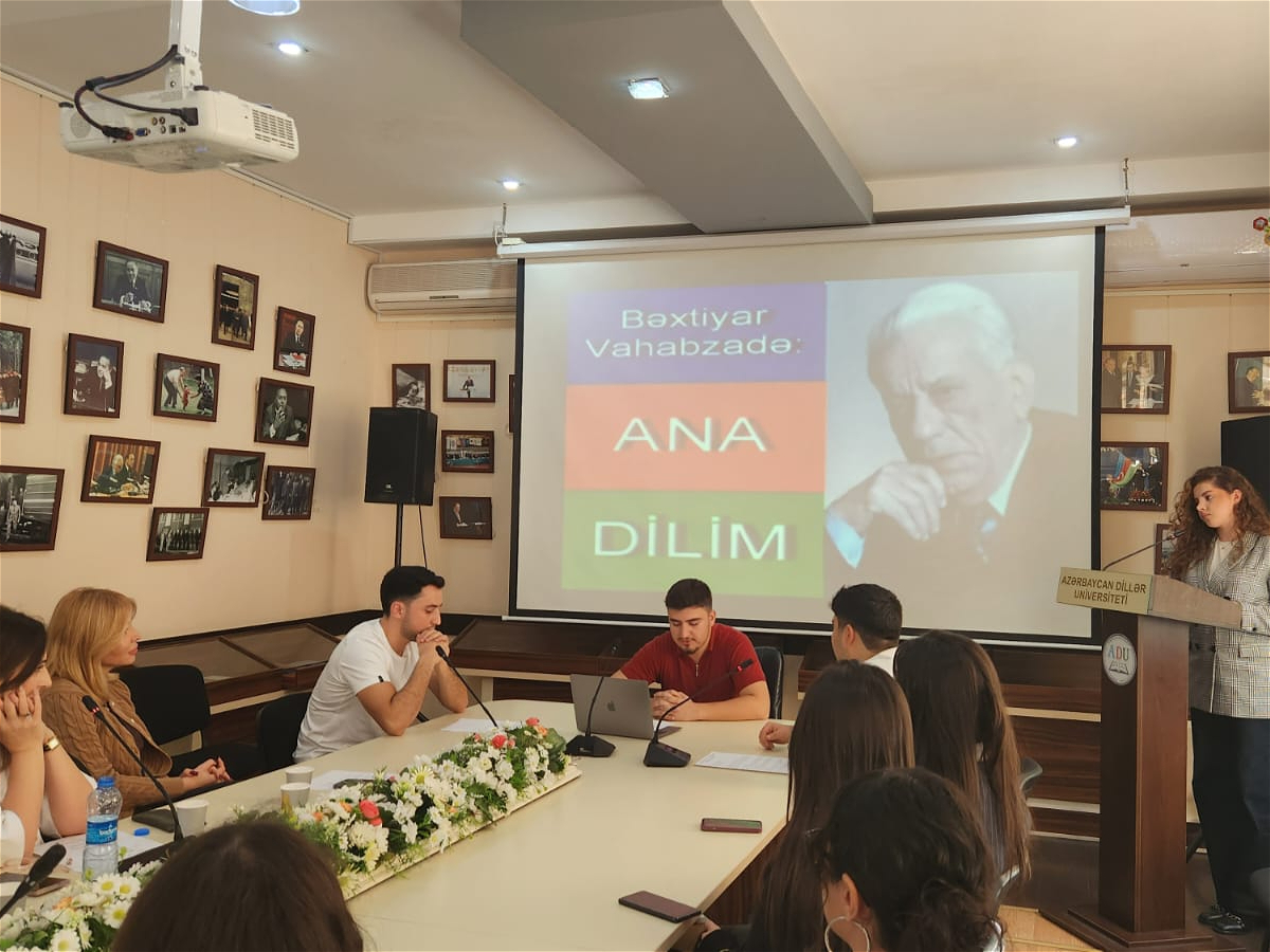 ADU-da Bəxtiyar Vahabzadənin yaradıcılığına həsr olunmuş ədəbi tədbir keçirilib