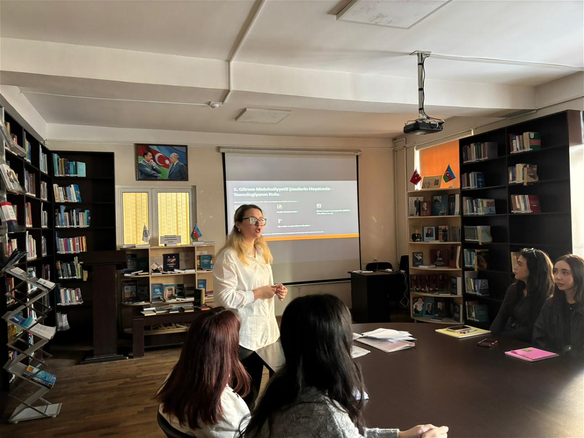 Beynəlxalq Gözdən Əlillər Günü ilə bağlı maarifləndirici təlim keçirilib