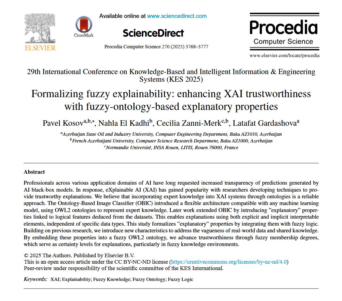 ADNSU tələbəsi və müəllimlərinin birgə elmi məqaləsi Q2 kateqoriyalı jurnalda dərc olunub